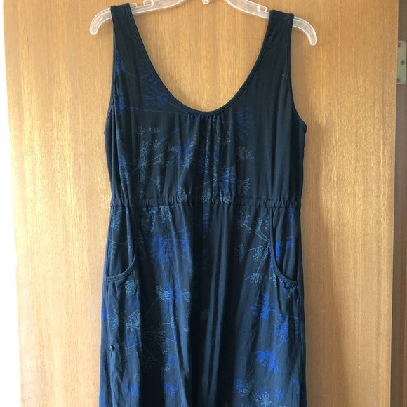 Black and Blue Loden Dress - Picture 1 of 4